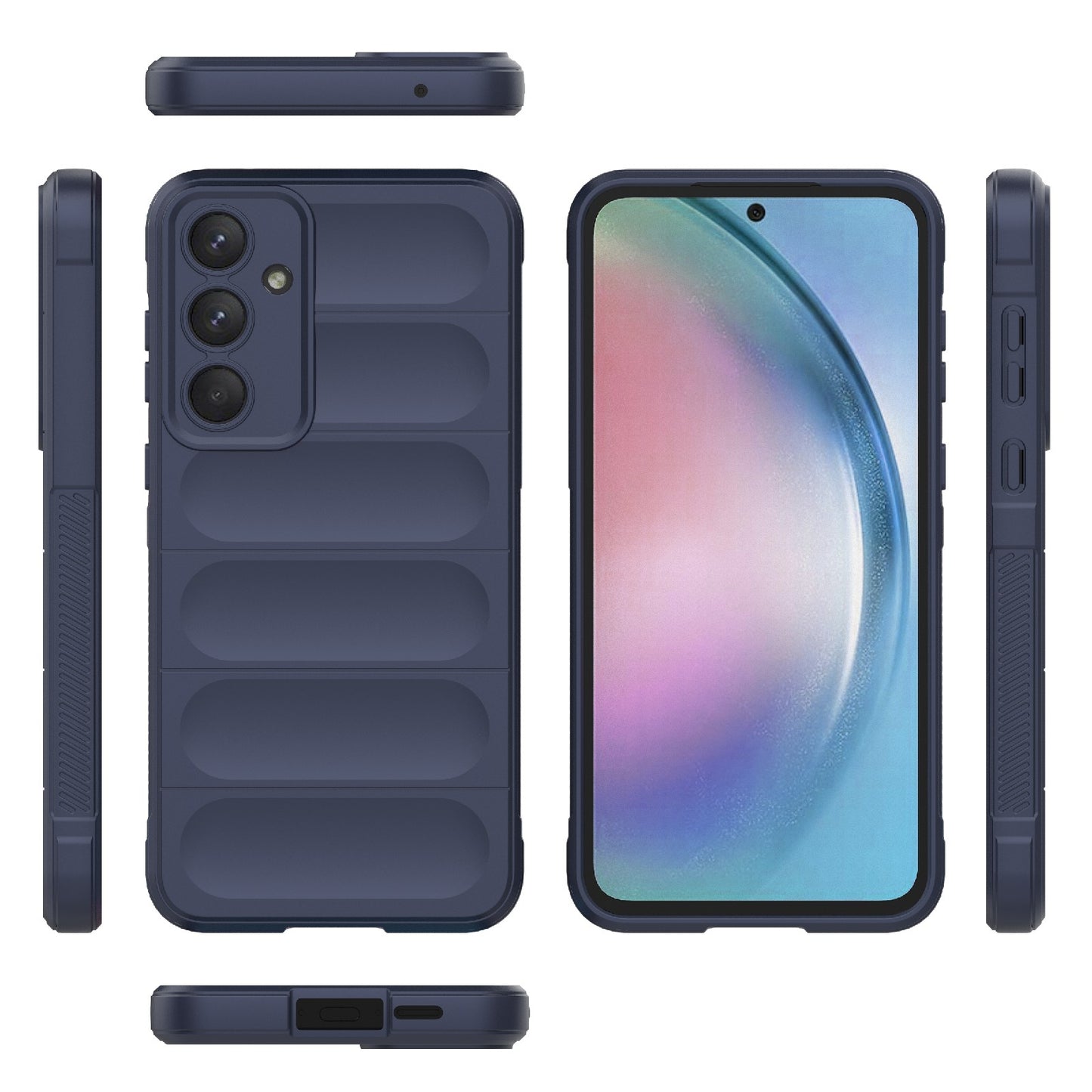 Funda Silicón Puffer Azul