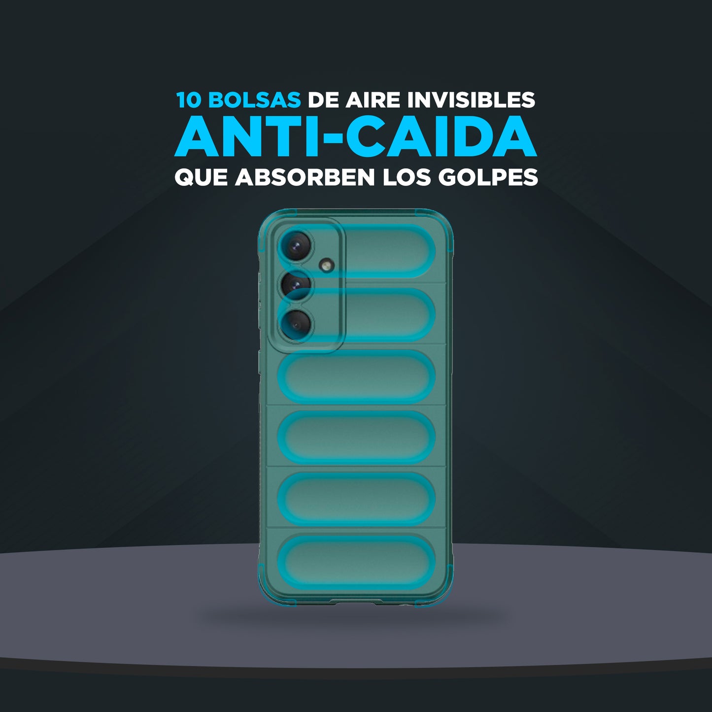 Funda Silicón Puffer Verde