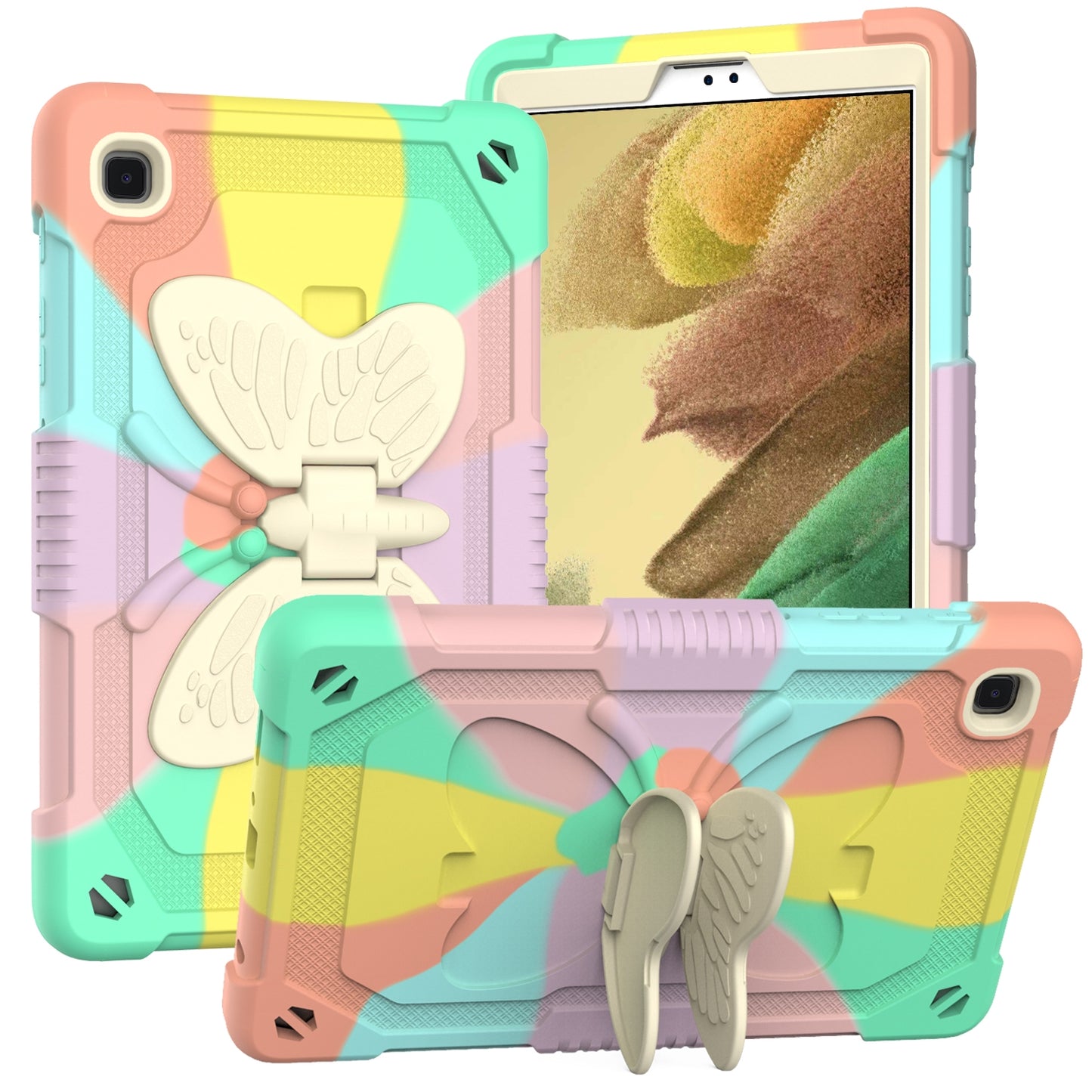 Funda mariposa uso rudo con correa para Galaxy Tab