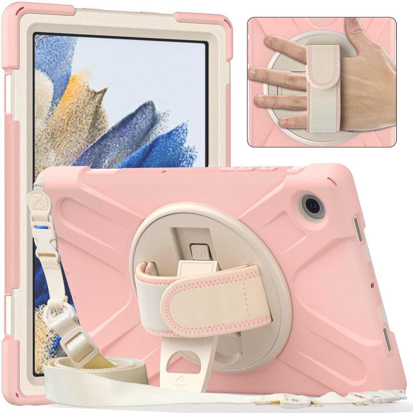 Funda rudo con correa para tableta Amazon