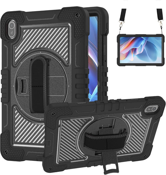 Funda rudo con correa carbón MX para tableta Lenovo