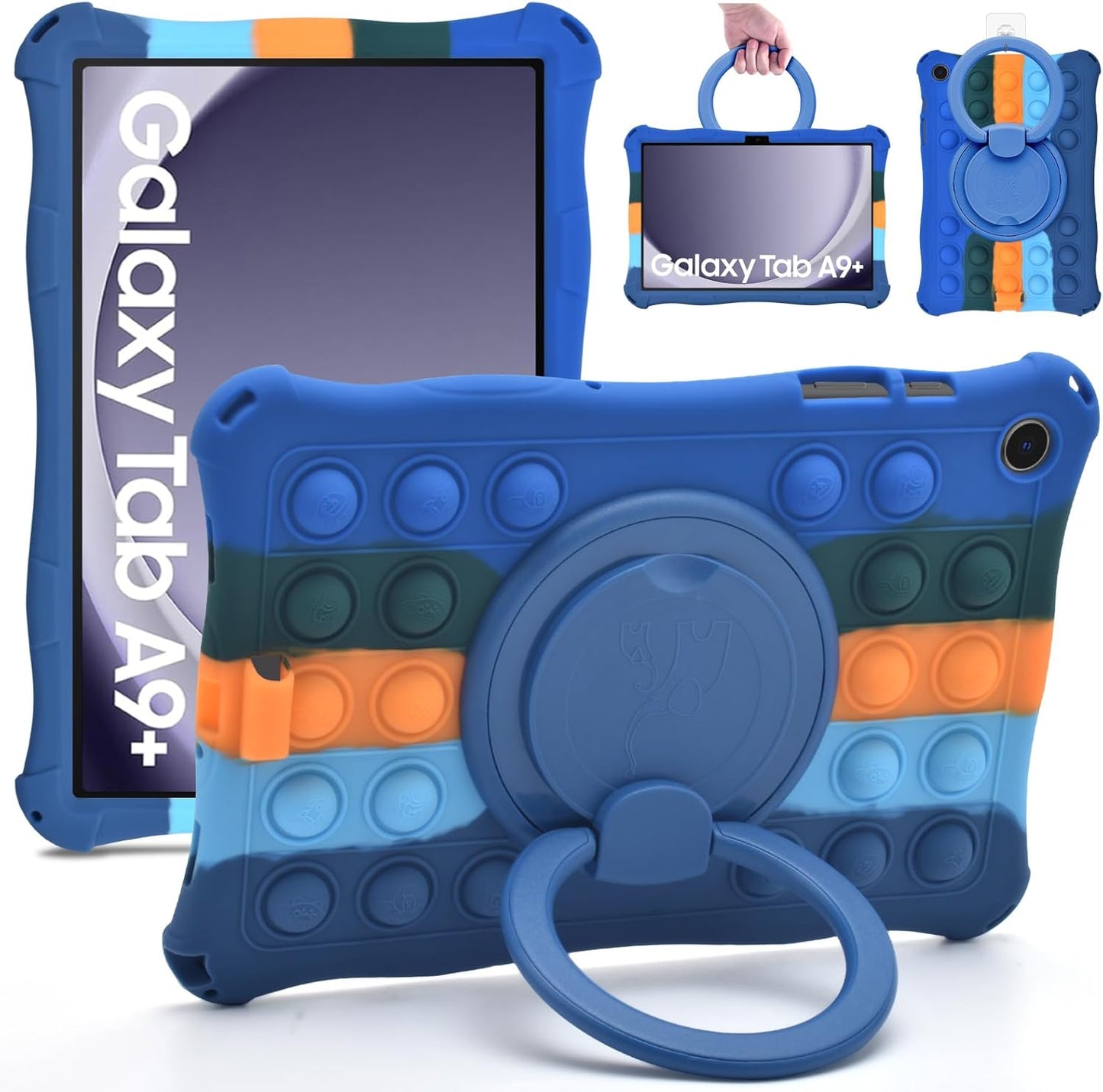 Funda de silicon pop up con correa y base para Lenovo