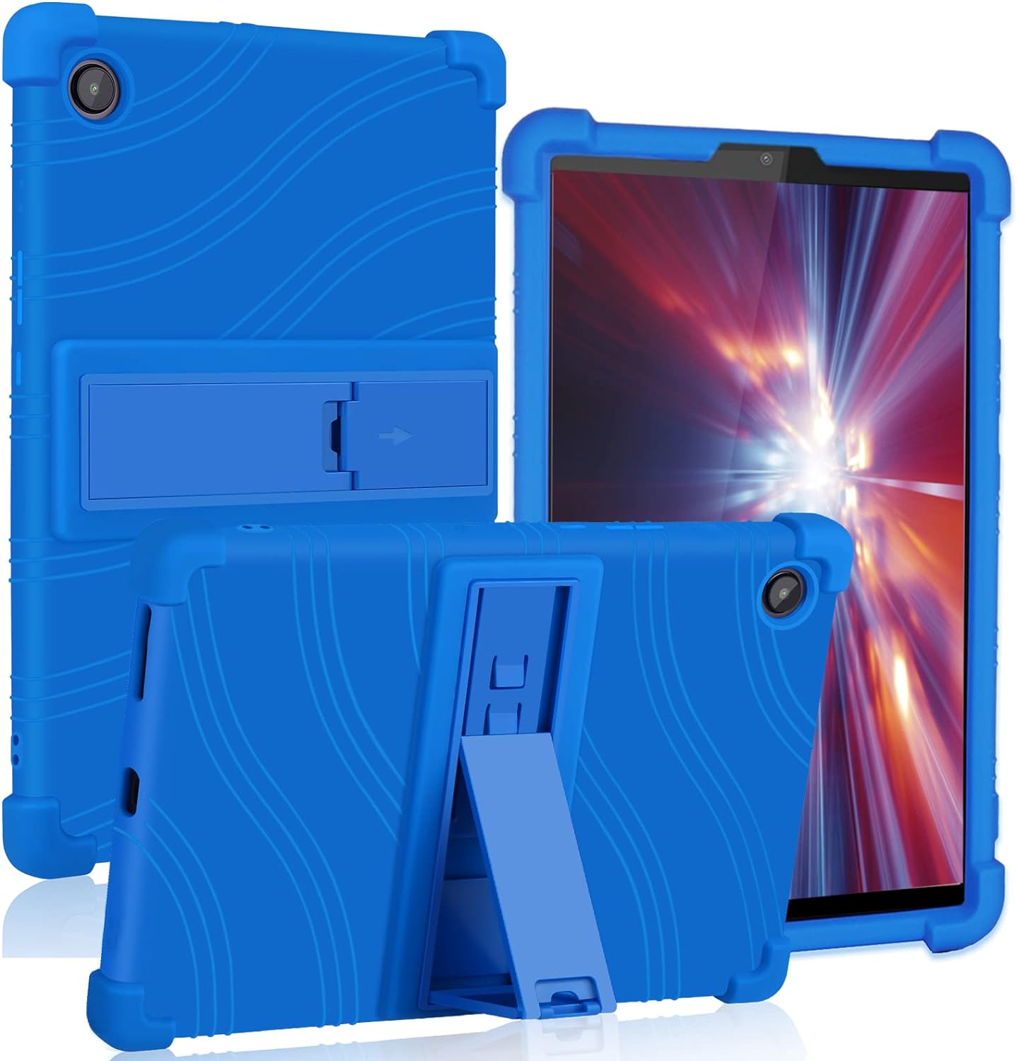 Funda de silicon con soporte para Huawei
