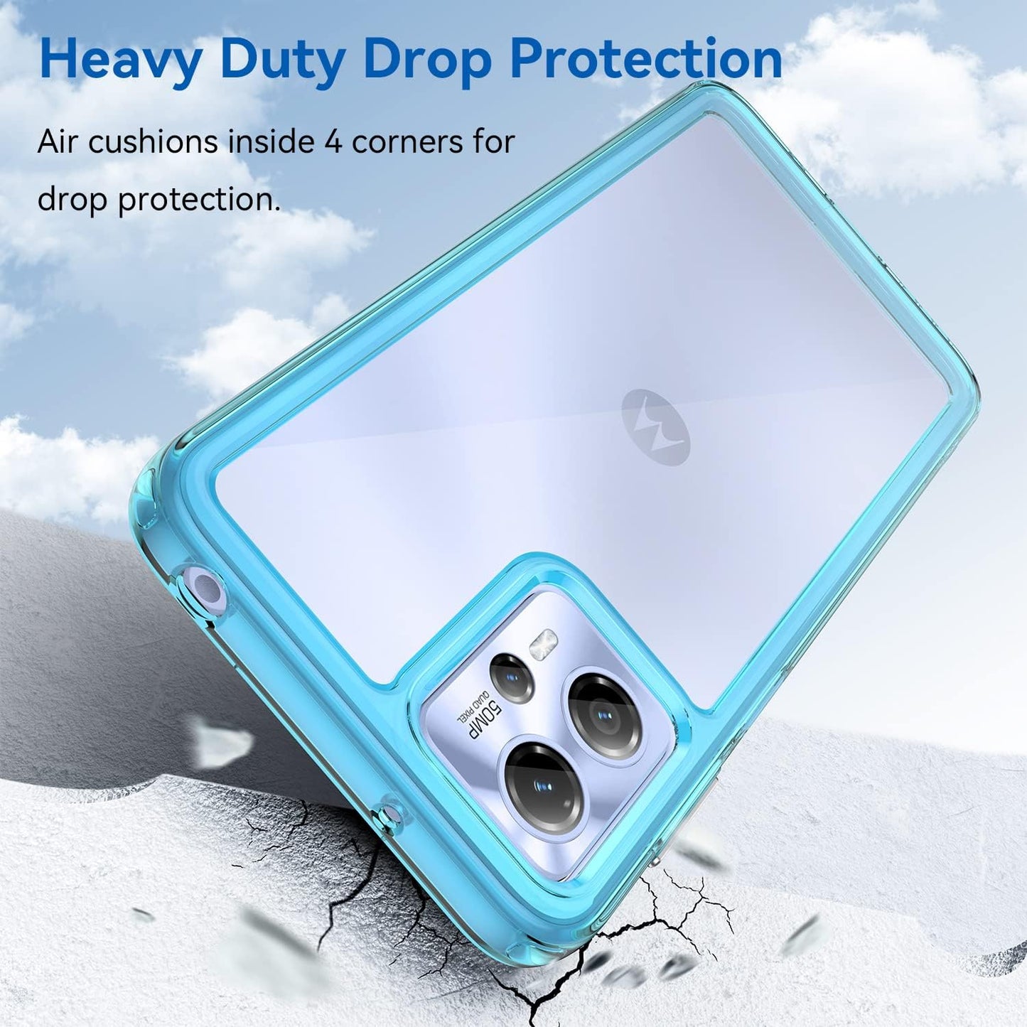Funda TPU Bumper Azul