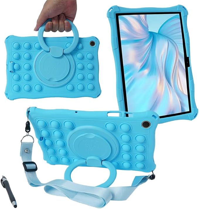Funda de silicon pop up con correa y base para Lenovo
