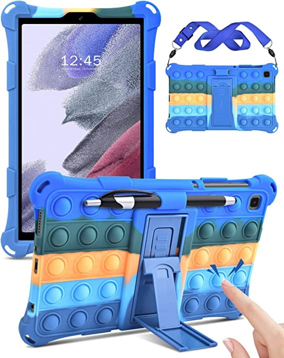 Funda de silicon pop up con correa y base para Ipad