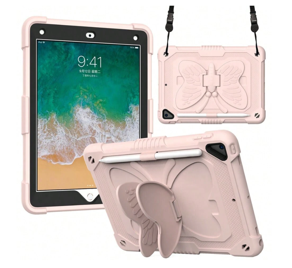 Funda mariposa uso rudo con correa para Galaxy Tab