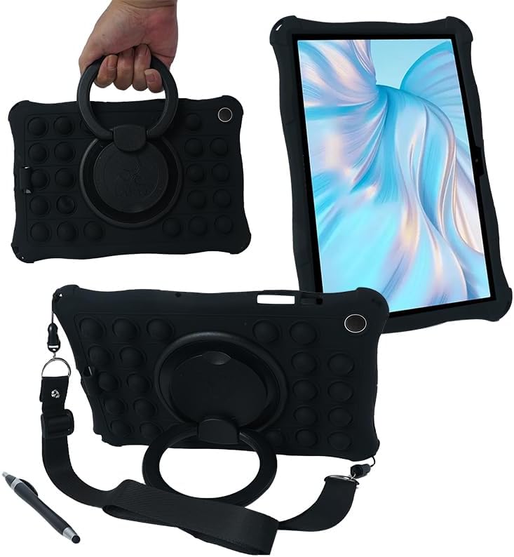Funda de silicon pop up con correa y base para Lenovo