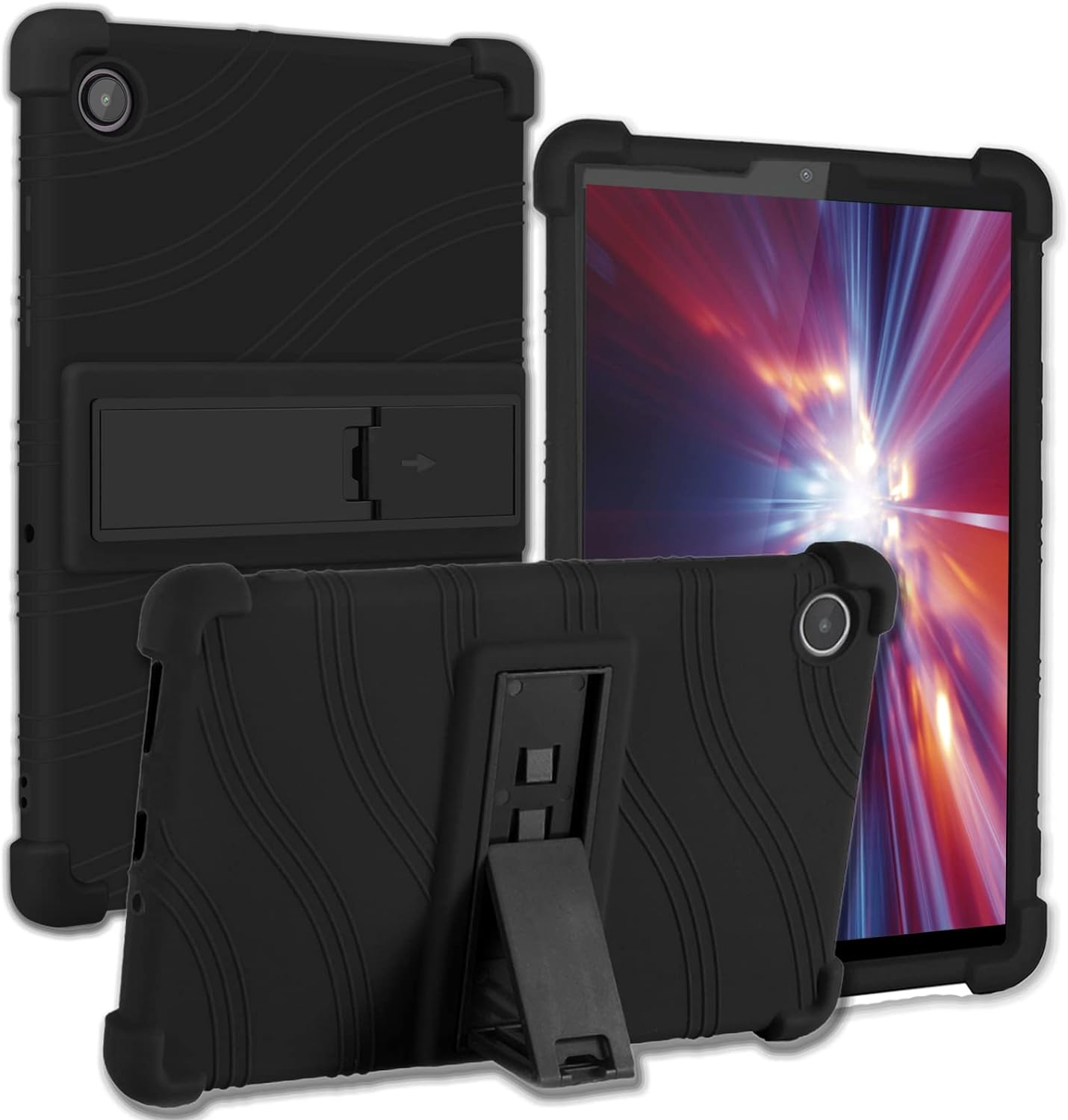 Funda de silicon con soporte para Huawei