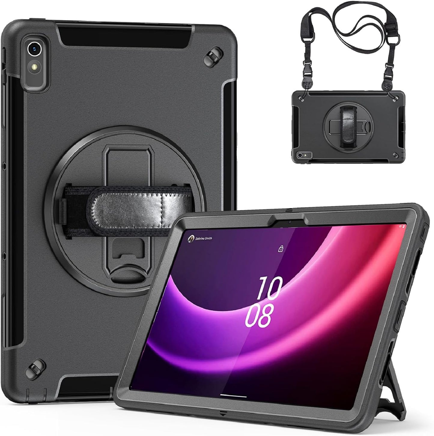 Funda uso rudo con correa para tableta Lenovo