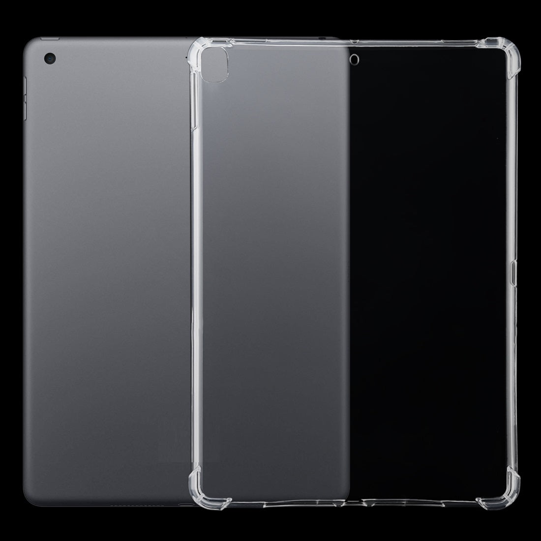 Funda tpu flexible transparente para iPad