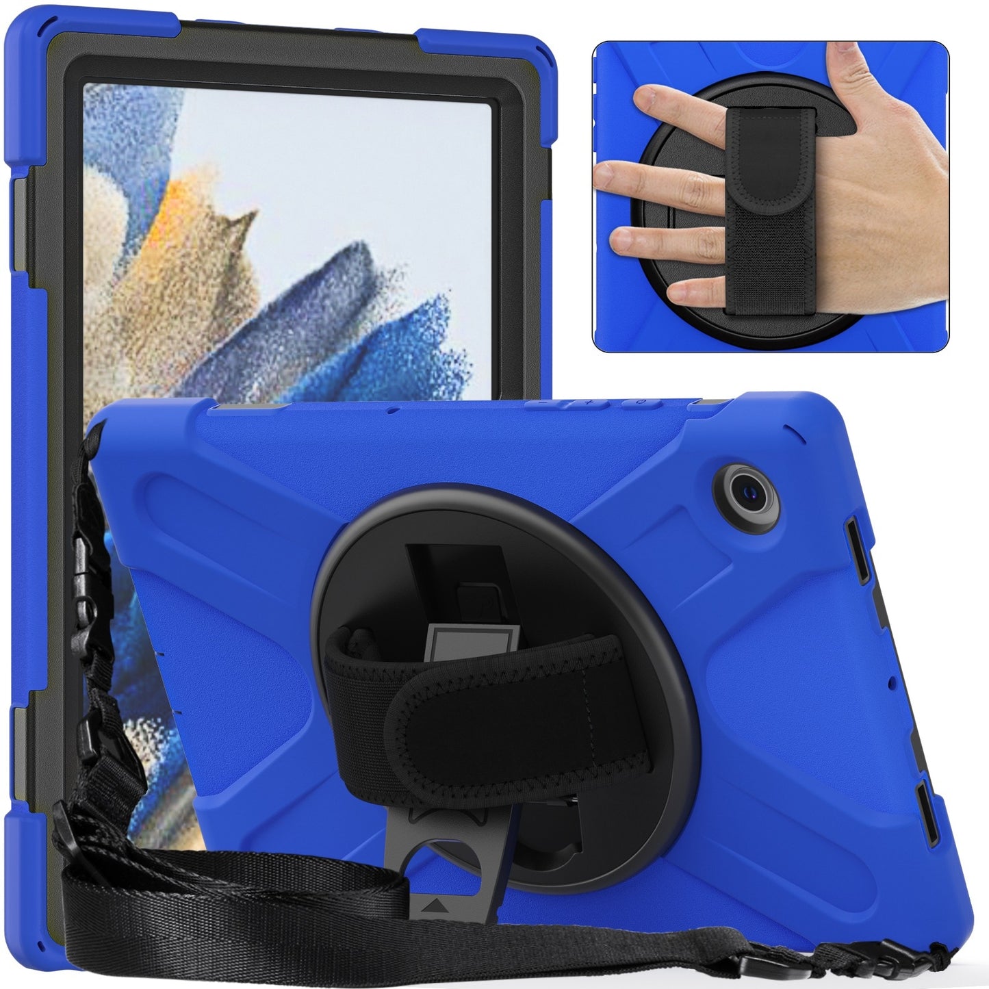 Funda uso rudo con correa para tableta Lenovo