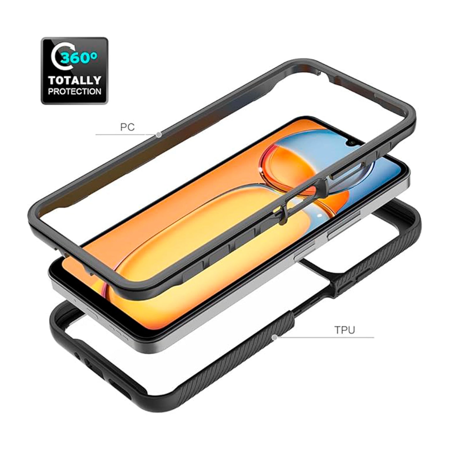 Funda Slim 360 Negro