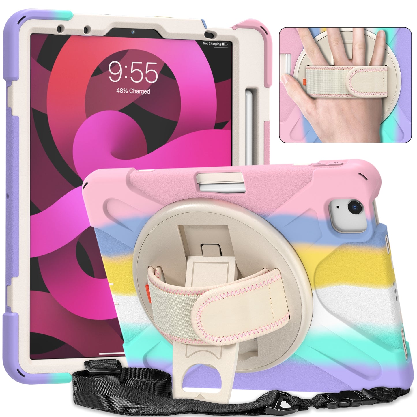 Funda rudo con correa para Ipad