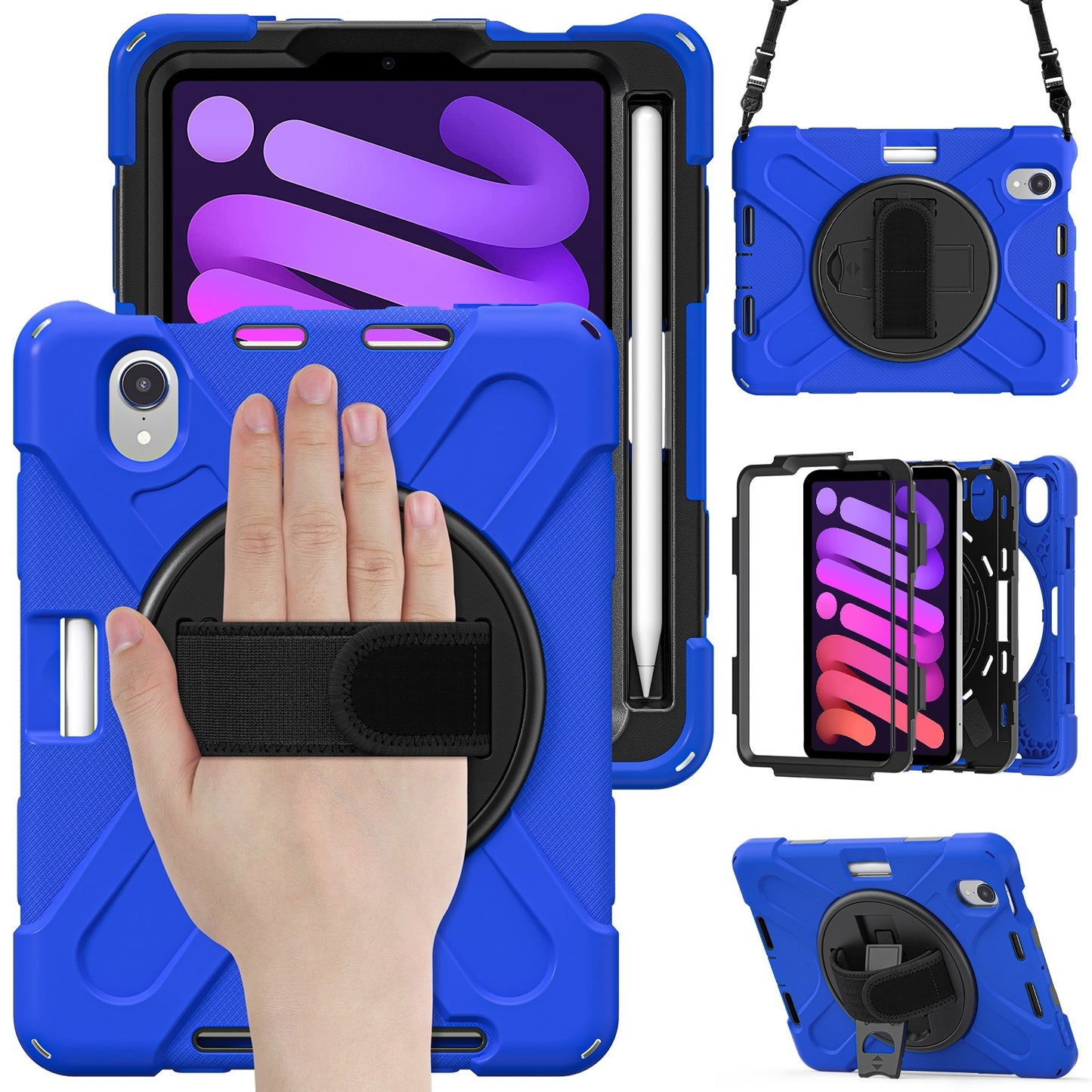 Funda rudo con correa para Ipad