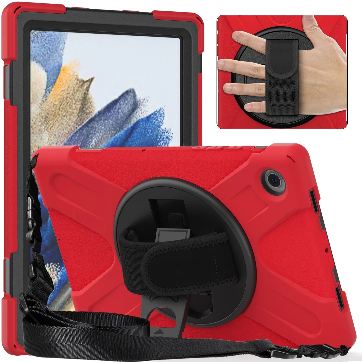Funda uso rudo con correa para tableta Lenovo