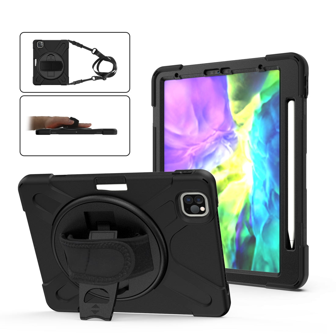 Funda rudo con correa para Ipad