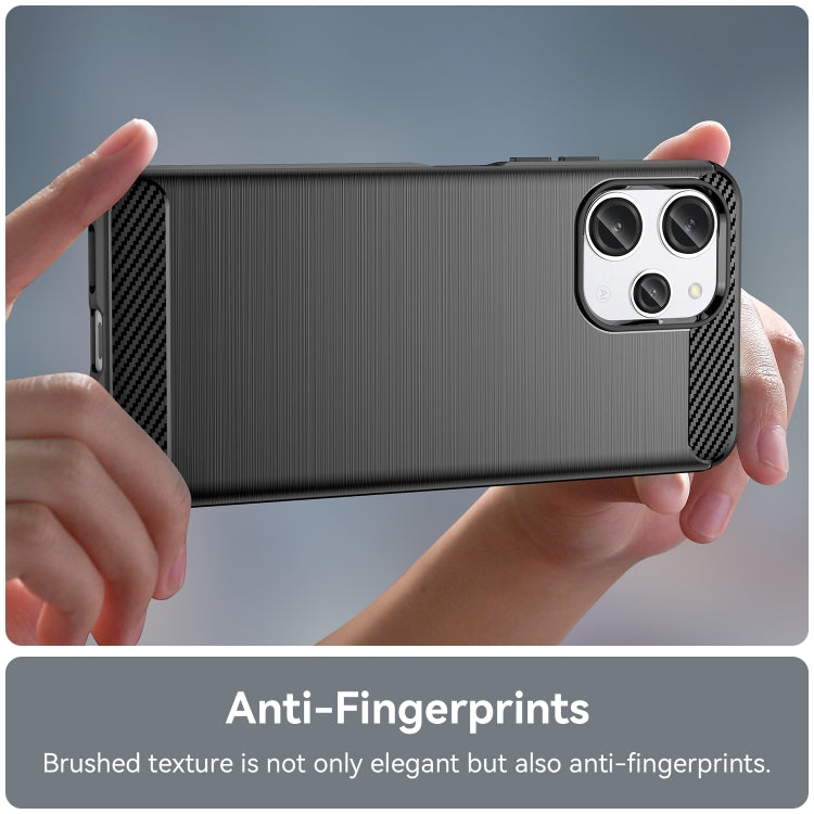 Funda textura fibra de carbono negro