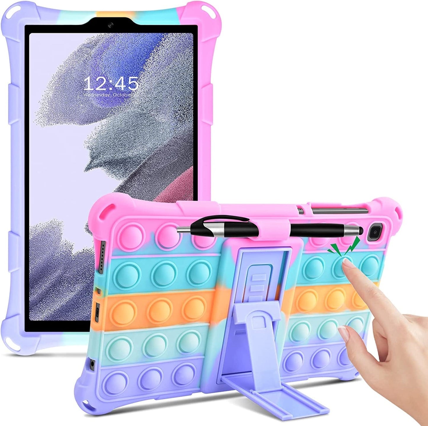 Funda de silicon pop up con correa y aro para Xiaomi