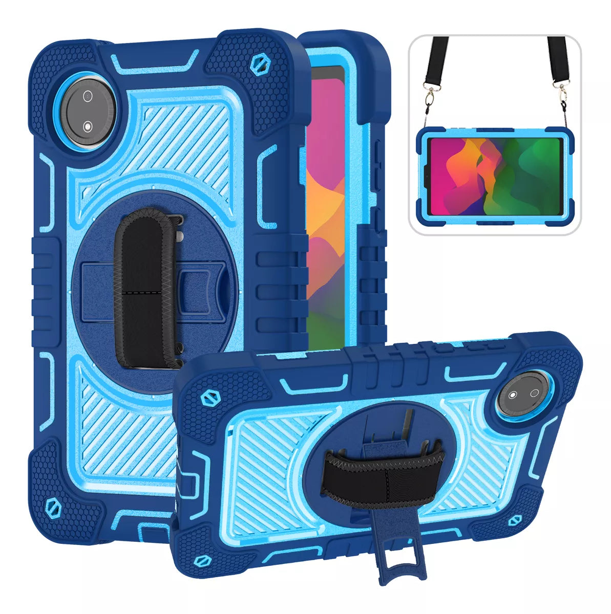 Funda rudo con correa carbón mx para tableta XIAOMI