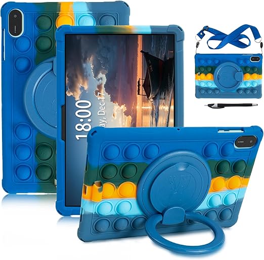 Funda de silicon pop up con correa y base para Galaxy Tab