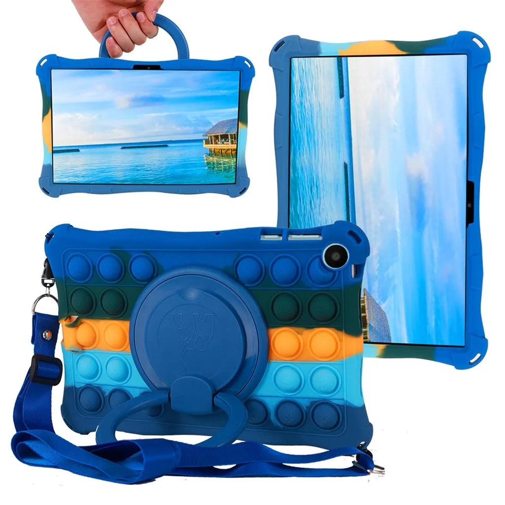 Funda de silicon pop up con correa y aro para Xiaomi