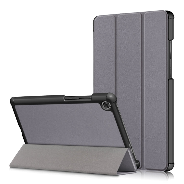 Funda smart color sólido para Lenovo Tab