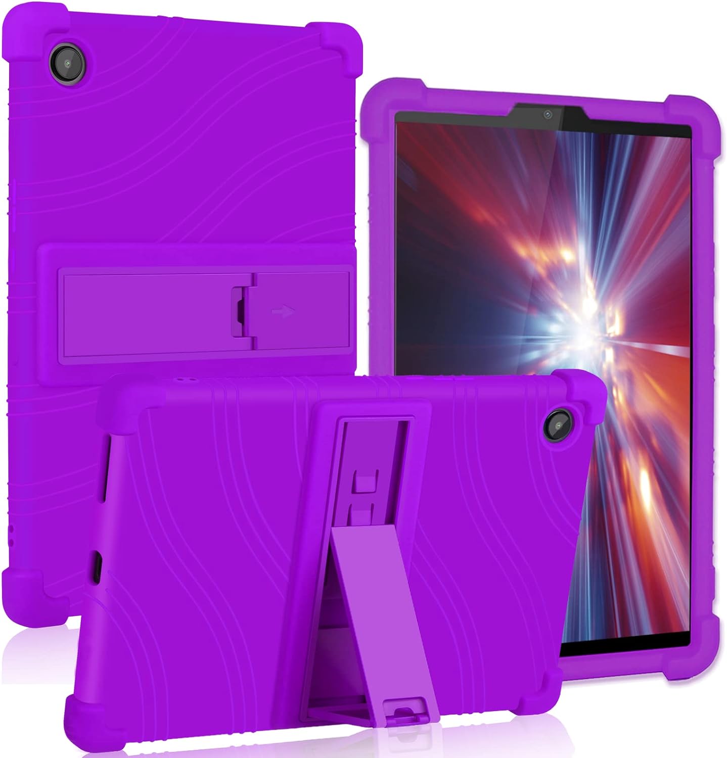 Funda de silicon con soporte para Huawei