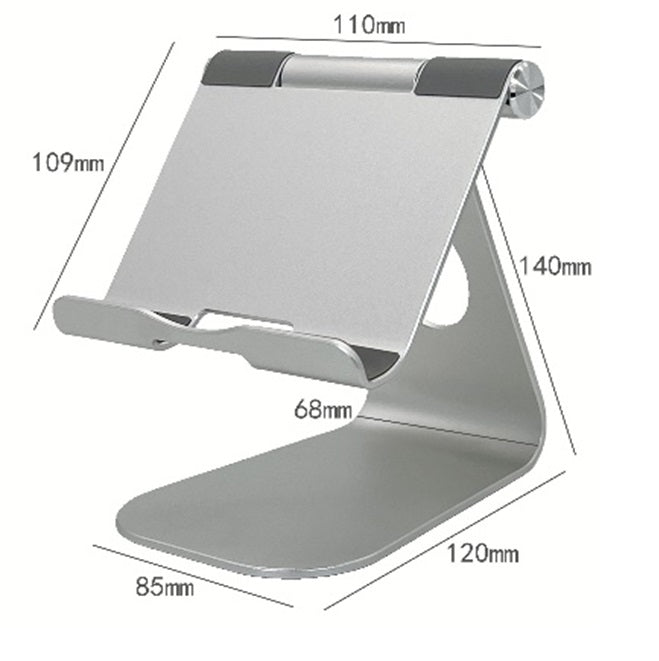 Soporte para tableta fabricado en aluminio