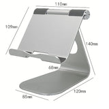 Soporte para tableta fabricado en aluminio