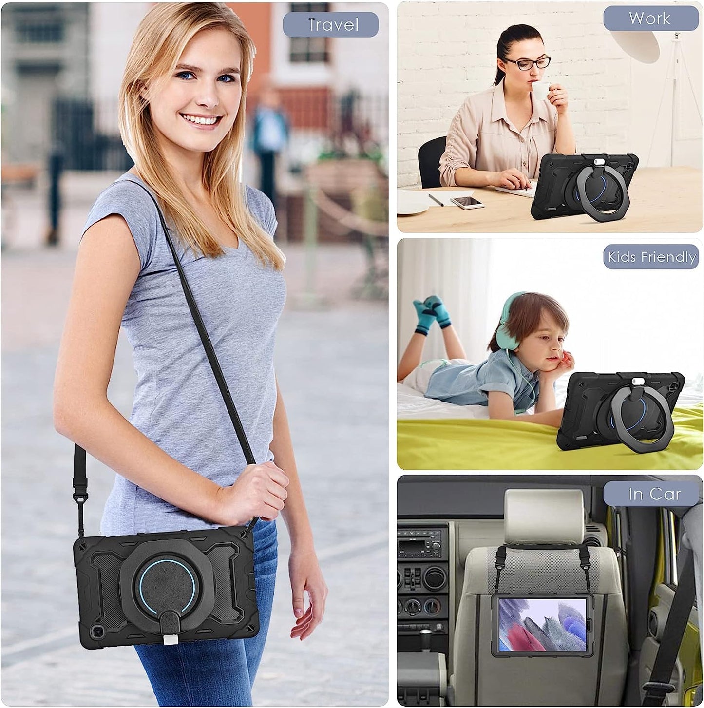 Funda con mango y correa para Honor