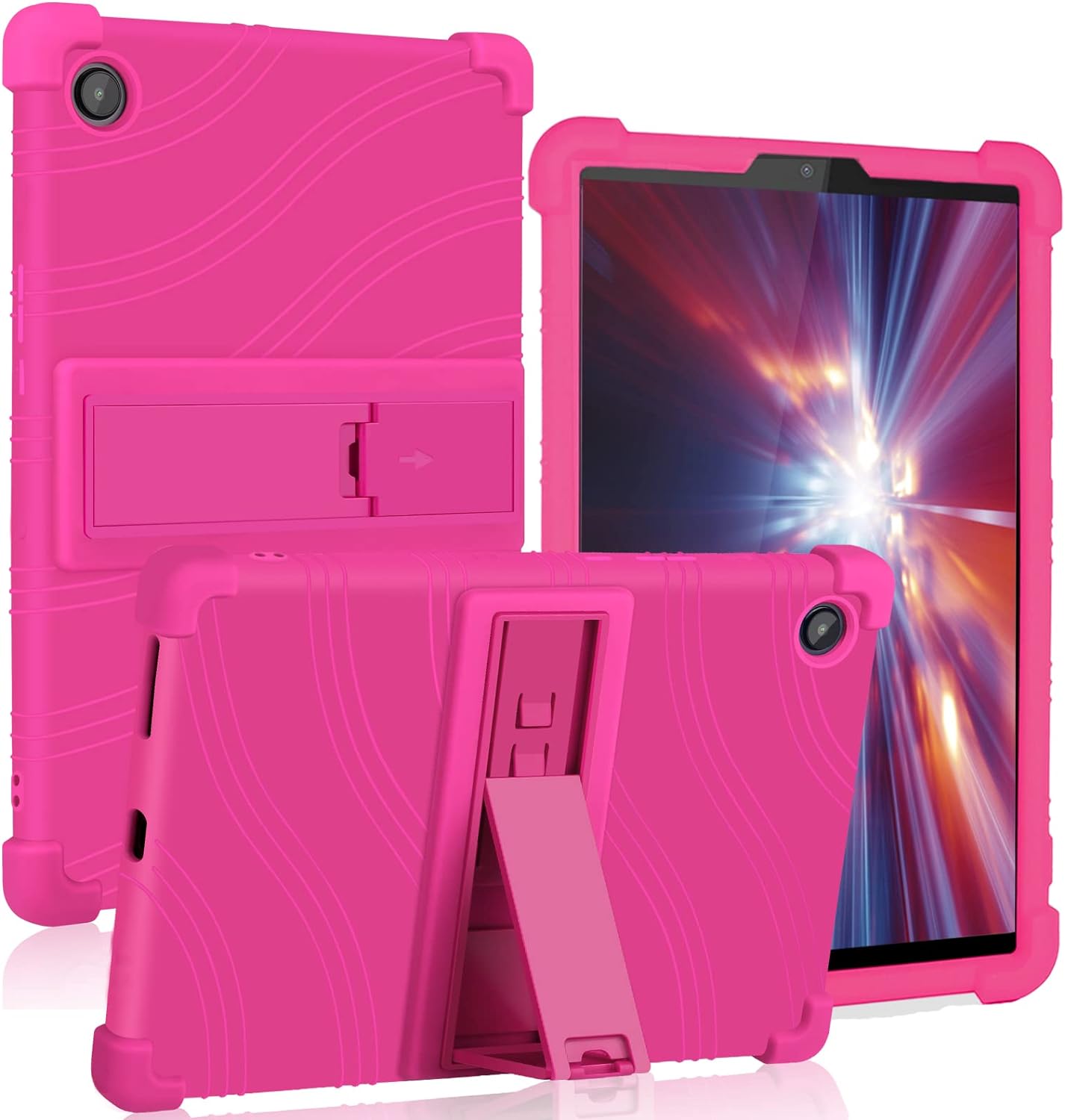Funda de silicon con soporte para Huawei