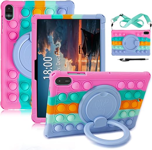 Funda de silicon pop up con correa y base para Galaxy Tab