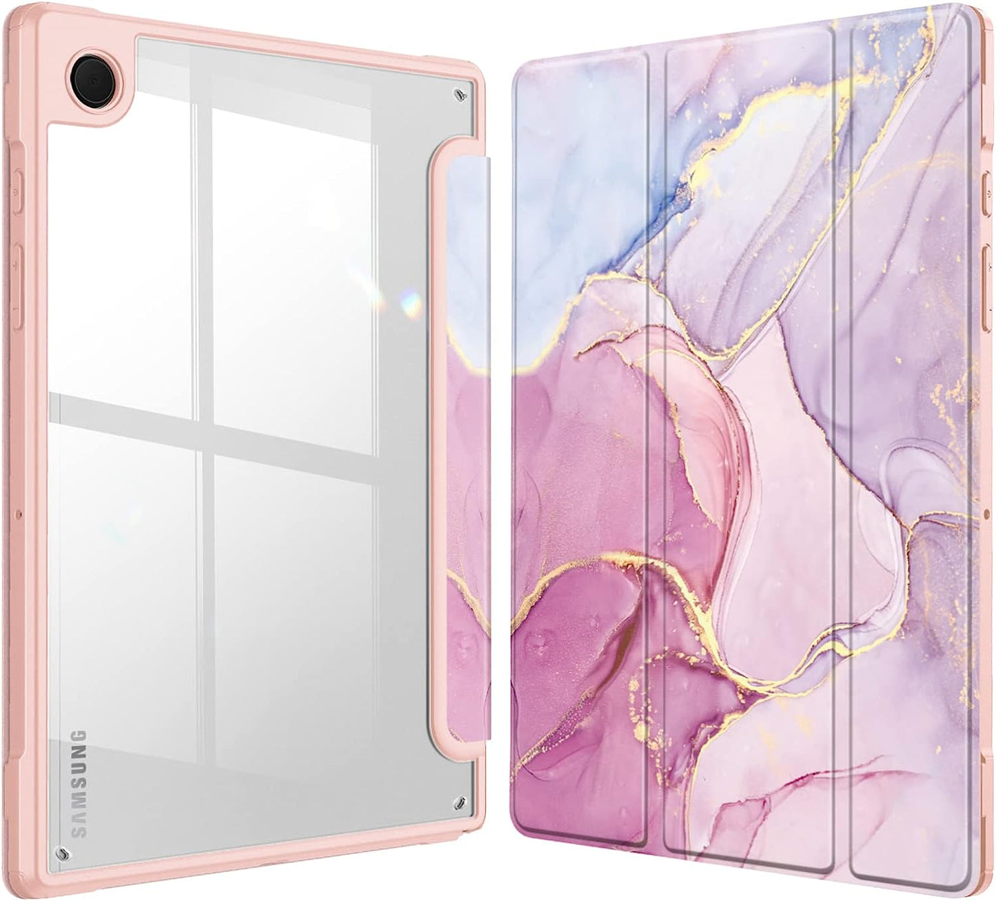 Funda smart diseño marmol para galaxy