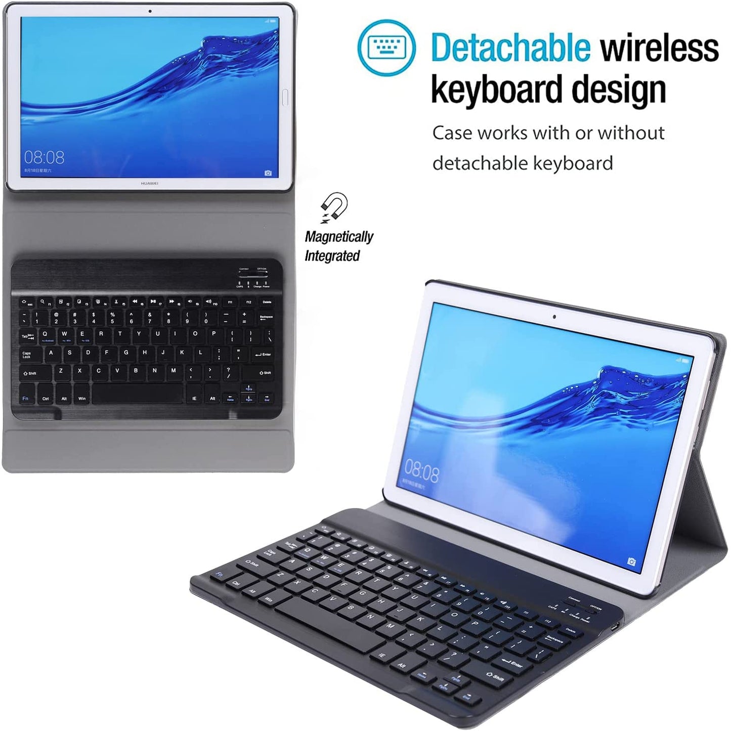 Funda con teclado para tableta Huawei