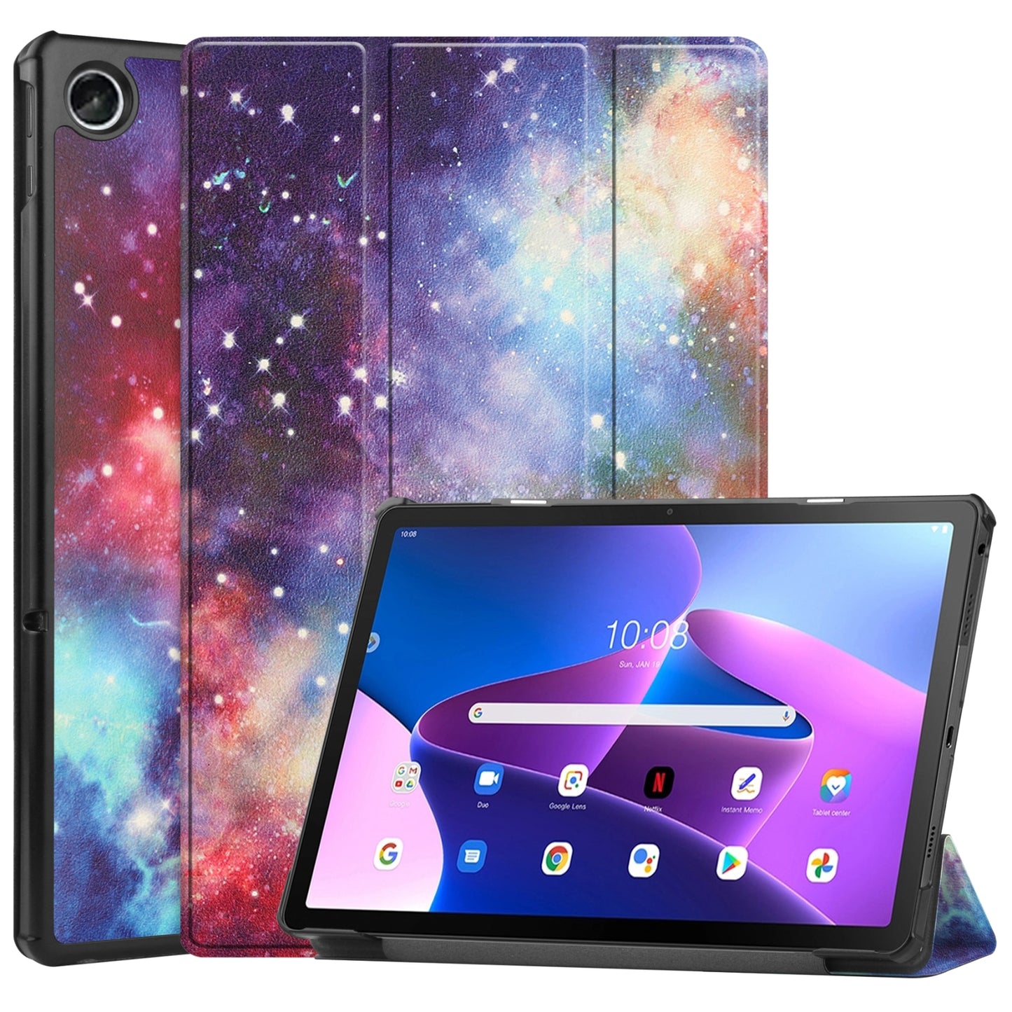 Funda smart con diseño para tableta Lenovo