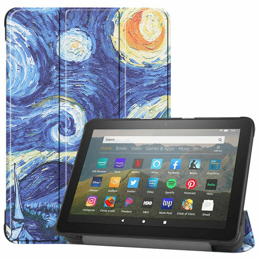 Funda smart con diseño para tableta Amazon