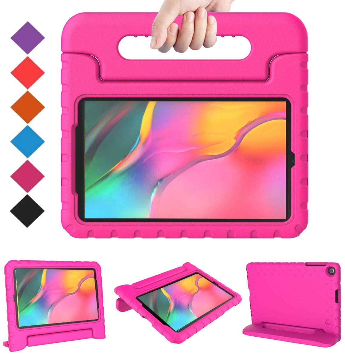 Funda de goma con agarradera para Tableta Samsung Galaxy